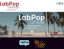 Tablet Screenshot of labpopgroup.com